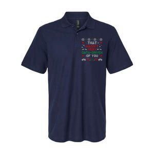 That WasnT Very Data Driven Of You Christmas Funny Xmas Softstyle Adult Sport Polo