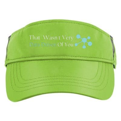 That WasnT Very Datadriven Of You Data Geek Adult Drive Performance Visor