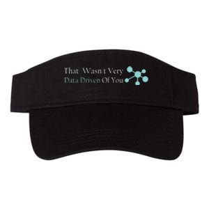 That WasnT Very Datadriven Of You Data Geek Valucap Bio-Washed Visor