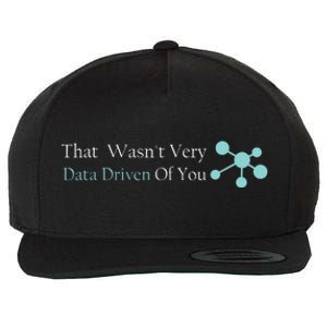 That WasnT Very Datadriven Of You Data Geek Wool Snapback Cap