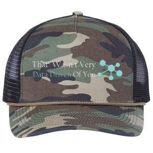 That WasnT Very Datadriven Of You Data Geek Retro Rope Trucker Hat Cap