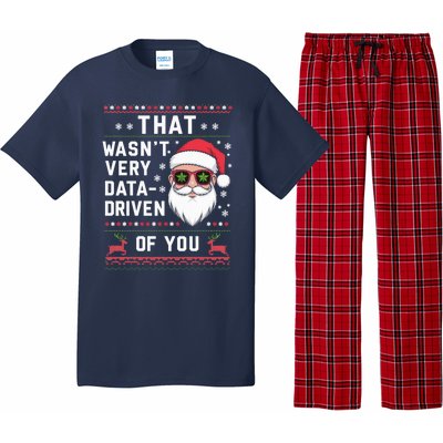 That WasnT Very Data Driven Of You Christmas Xmas Pajamas Pajama Set