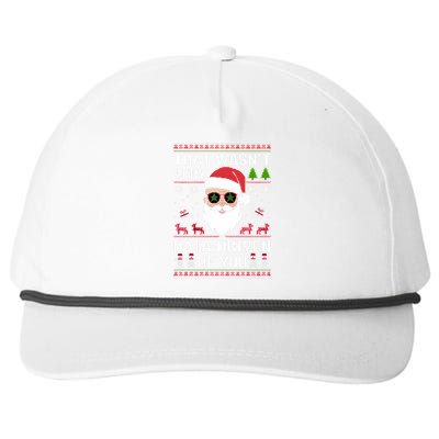 That WasnT Very Data Driven Of You Ugly Christmas Sweaters Snapback Five-Panel Rope Hat