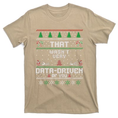 That WasnT Very Data Driven Of You Christmas Xmas Pajamas T-Shirt