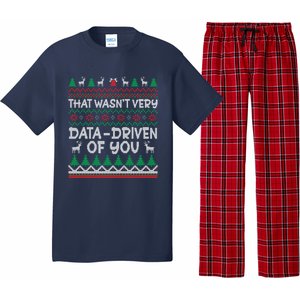 That WasnT Very Data Driven Of You Christmas Xmas Pajamas Pajama Set