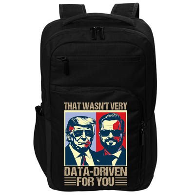 That WasnT Very Data Driven Of You Christmas Xmas Pajamas Impact Tech Backpack