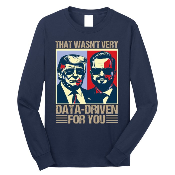 That WasnT Very Data Driven Of You Christmas Xmas Pajamas Long Sleeve Shirt