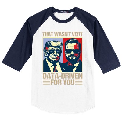 That WasnT Very Data Driven Of You Christmas Xmas Pajamas Baseball Sleeve Shirt