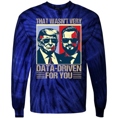 That WasnT Very Data Driven Of You Christmas Xmas Pajamas Tie-Dye Long Sleeve Shirt