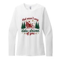 That WasnT Very Data Driven Of You Ugly Sweater Christmas Womens CVC Long Sleeve Shirt