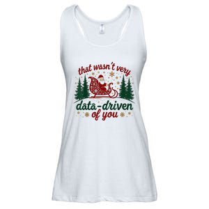 That WasnT Very Data Driven Of You Ugly Sweater Christmas Ladies Essential Flowy Tank