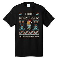 That WasnT Very Data Driven Of You Ugly Christmas Sweaters Tall T-Shirt