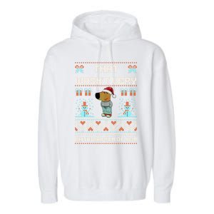 That WasnT Very Data Driven Of You Ugly Christmas Sweaters Garment-Dyed Fleece Hoodie