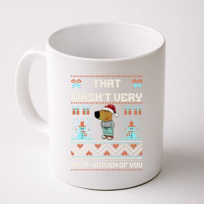 That WasnT Very Data Driven Of You Ugly Christmas Sweaters Coffee Mug