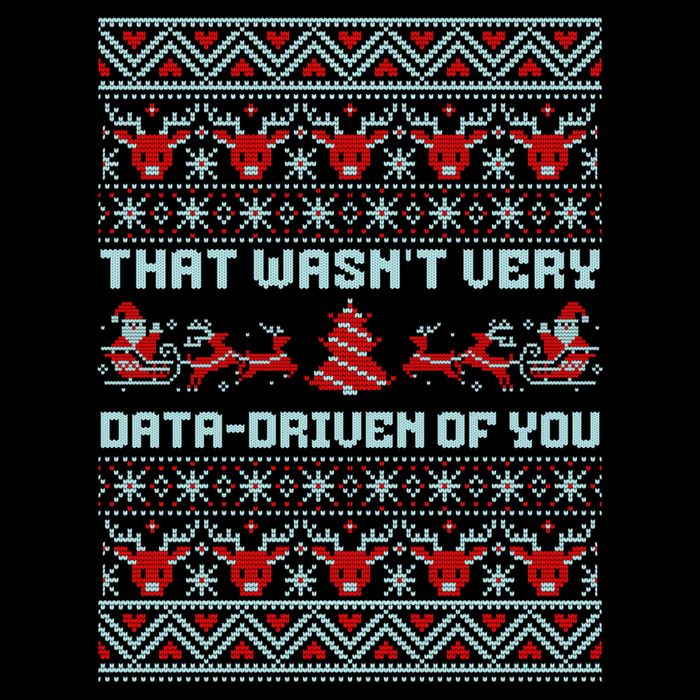 That WasnT Very Data Driven Of You Ugly Christmas Sweaters Metallic Star Ornament