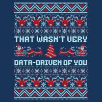 That WasnT Very Data Driven Of You Ugly Christmas Sweaters Full-Length Apron With Pockets