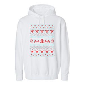 That WasnT Very Data Driven Of You Ugly Christmas Sweaters Garment-Dyed Fleece Hoodie