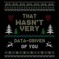 That WasnT Very Data Driven Of You Ugly Christmas Sweaters Metallic Star Ornament