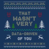 That WasnT Very Data Driven Of You Ugly Christmas Sweaters Full-Length Apron With Pockets