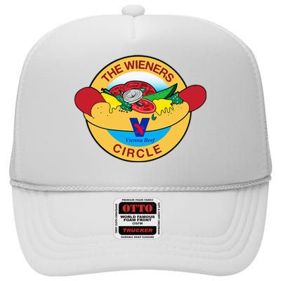 The Wieners Vienna Beef Circle High Crown Mesh Back Trucker Hat