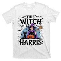 This Witch Votes Harris Funny Halloween Kamala Witchy Witch T-Shirt