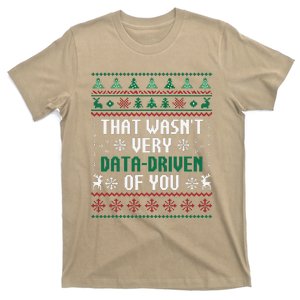 That WasnT Very Data Driven Of You Christmas Xmas Pajamas T-Shirt