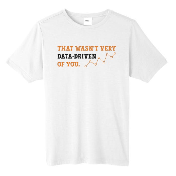 That WasnT Very Data Driven Of You Funny Data Analysts Tall Fusion ChromaSoft Performance T-Shirt