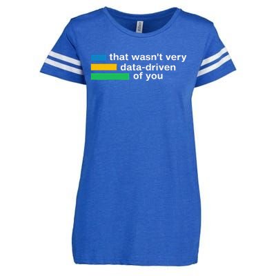 That WasnT Very Datadriven Of You Data Analyst Geek Enza Ladies Jersey Football T-Shirt