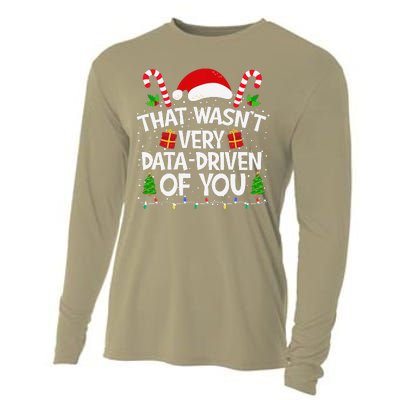 That WasnT Very Data Driven Of You Christmas Xmas Pajamas Cooling Performance Long Sleeve Crew