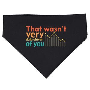 That WasnT Very Data Driven Of You Chart USA-Made Doggie Bandana