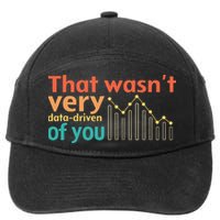 That WasnT Very Data Driven Of You Chart 7-Panel Snapback Hat
