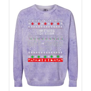 That WasnT Very Data Driven Of You Ugly Sweater Christmas Colorblast Crewneck Sweatshirt