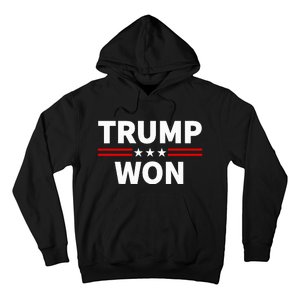 Trump Won Win The 2024 President 47th Election Hoodie