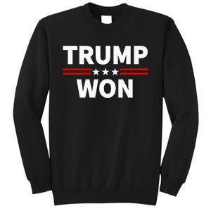 Trump Won Win The 2024 President 47th Election Sweatshirt