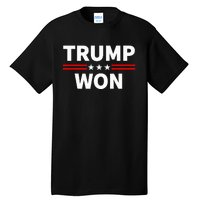 Trump Won Win The 2024 President 47th Election Tall T-Shirt