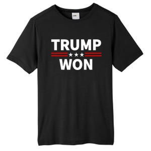 Trump Won Win The 2024 President 47th Election Tall Fusion ChromaSoft Performance T-Shirt