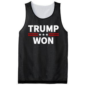 Trump Won Win The 2024 President 47th Election Mesh Reversible Basketball Jersey Tank