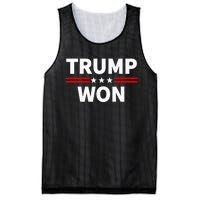 Trump Won Win The 2024 President 47th Election Mesh Reversible Basketball Jersey Tank