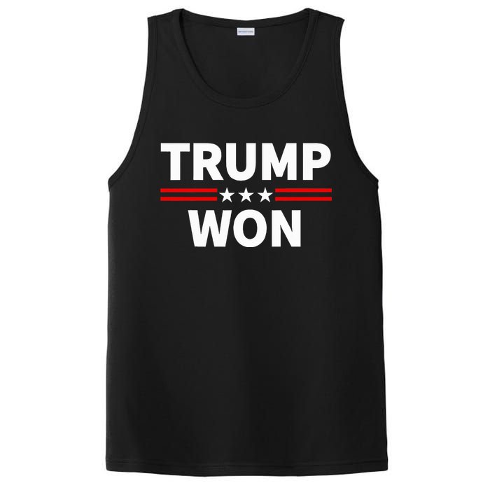 Trump Won Win The 2024 President 47th Election PosiCharge Competitor Tank