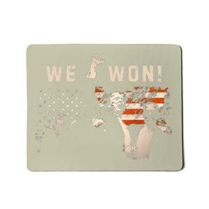 Trump We Won Wins Inauguration 47th Us President Election Mousepad