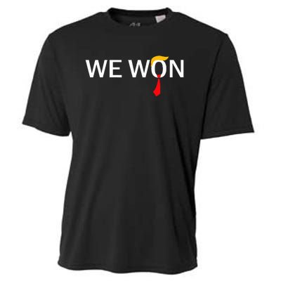 Trump We Won Wins Inauguration 47 Us President 2025 Election Cooling Performance Crew T-Shirt