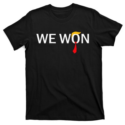 Trump We Won Wins Inauguration 47 Us President 2025 Election T-Shirt