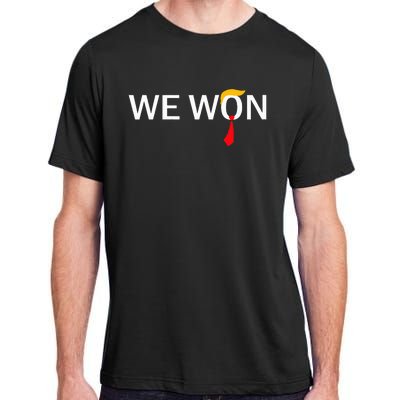 Trump We Won Wins Inauguration 47 Us President 2025 Election Adult ChromaSoft Performance T-Shirt