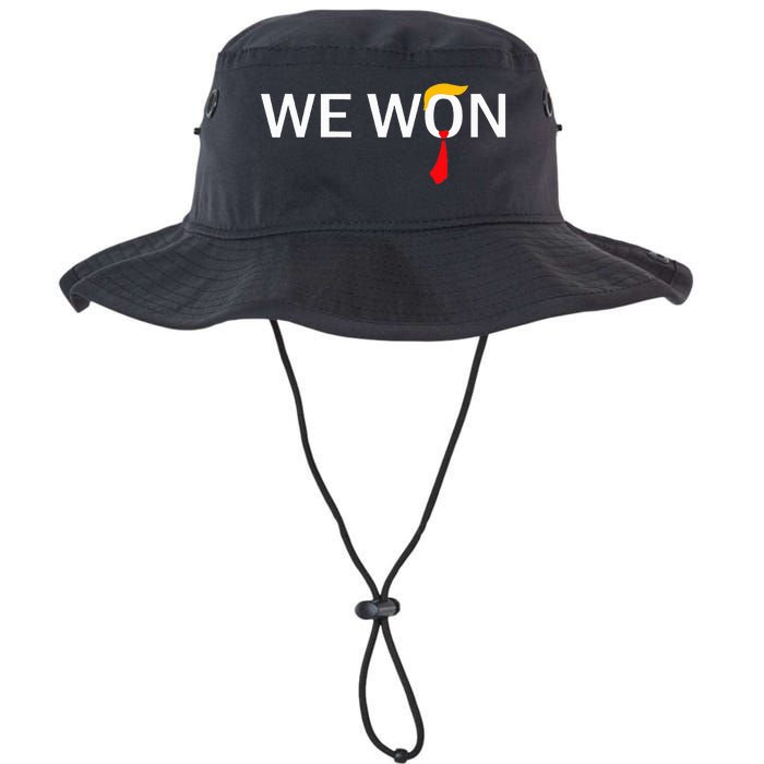 Trump We Won Wins Inauguration 47 Us President 2025 Election Legacy Cool Fit Booney Bucket Hat