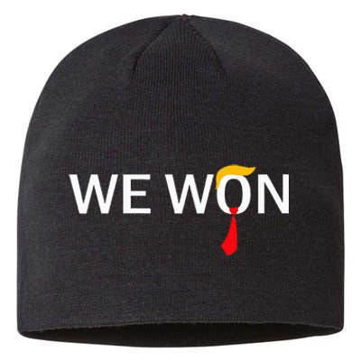 Trump We Won Wins Inauguration 47 Us President 2025 Election Sustainable Beanie