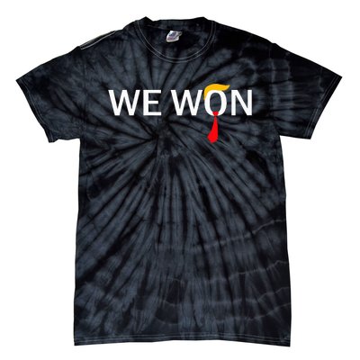 Trump We Won Wins Inauguration 47 Us President 2025 Election Tie-Dye T-Shirt