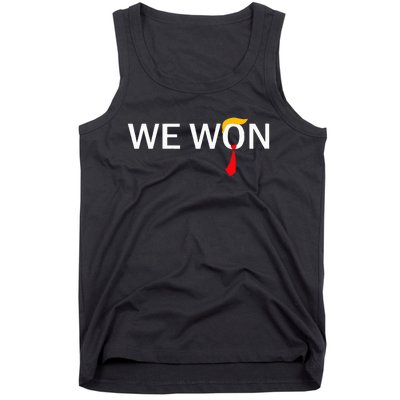 Trump We Won Wins Inauguration 47 Us President 2025 Election Tank Top