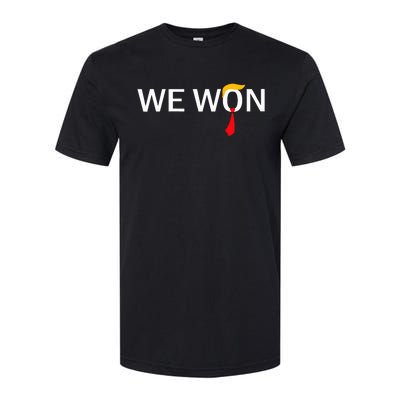 Trump We Won Wins Inauguration 47 Us President 2025 Election Softstyle® CVC T-Shirt