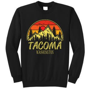 Tacoma Washington Wa Mountains Hike Hiking Souvenir Sweatshirt