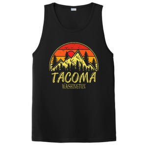 Tacoma Washington Wa Mountains Hike Hiking Souvenir PosiCharge Competitor Tank